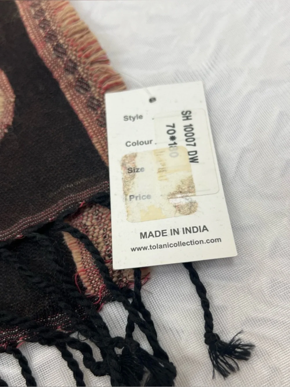 Tolani Pure 100% Wool Scarf – Made in India